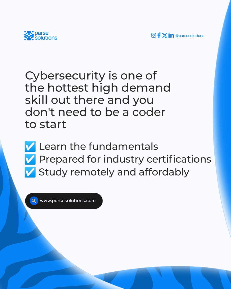 ParseSolutions's tweet image. At Parse Solutions, we offer flexible plans designed to fit your goals, whether it’s Prep Only, Certification Only, or both.
Choose the path that works best for you and take control of your career growth today. 🚀💙
.
.
.
.
.
.
.
.
.
.
#techcareers #certification #parsesolutions