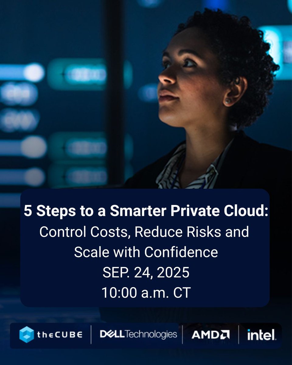 joshdabrams's tweet image. Explore how disaggregated infrastructure and a modern private cloud can transform your IT strategy. 

Learn to move between clouds with ease, scale on demand, and avoid vendor lock-in—all in just 30 minutes.

Add to calendar here: del.ly/6018f2ivi #iwork4dell