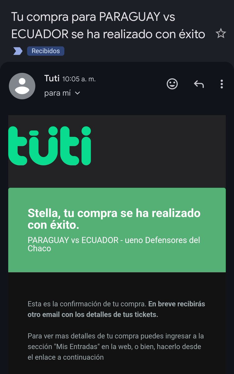 stellaav_'s tweet photo. @sebasr96 @Marca_Zonal @tuti_py yo pude al minuto, tanto en la compu como en el cel, 5 minutos máximo fue con la confirmación de pago https://t.co/Qtdwfky275