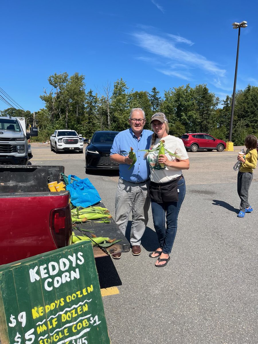 It was great to chat with Amanda Verleun from Keddy’s Corn in Montague over the weekend!