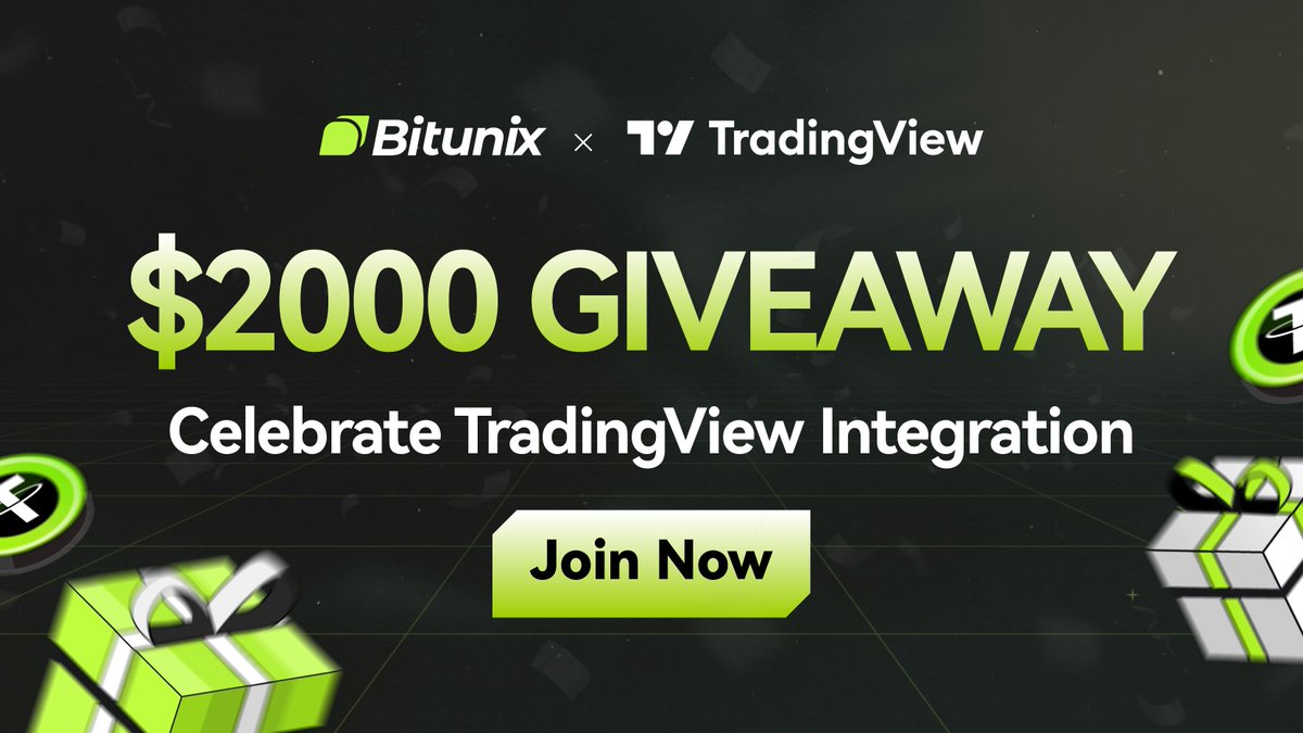 BitunixOfficial's tweet image. 🎉 $2000 GIVEAWAY – To Celebrate Our TradingView Integration!
How to join 👇
1️⃣ Follow @BitunixOfficial, RT & Tag friends
2️⃣ Follow us on 👉 instagram.com/bitunixofficial
3️⃣ Follow us on 👉 tiktok.com/@bitunixexchan…
🕐 20 winners of the $USDT Bonus will be announced on Sept 2nd 💚…