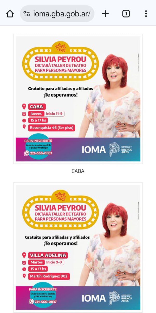IOMA fundida. Pacientes oncologicos a la deriva sin medicamentos, muchos afiliados tirados en la calle directamente y <a href="/Kicillofok/">Axel Kicillof</a> promocionando clases de teatro. 
Madre mía, después me dicen que no me caliente con este muchacho.