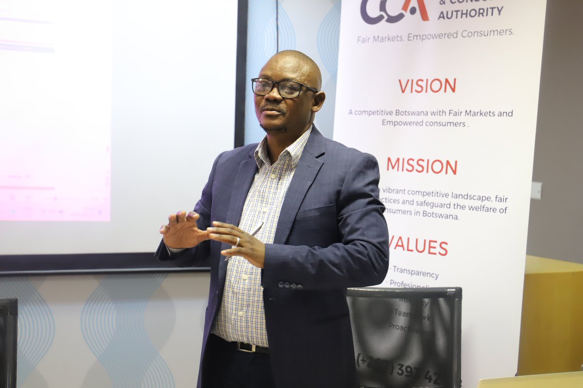 Competition & Consumer Authority Botswana (@ccabotswana) on Twitter photo The <a href="/CCABotswana/">Competition & Consumer Authority Botswana</a> is engaging the business community to advocate for implementation of internal Business Complaint Management Systems for speedy resolution of consumer complaints. Today CCA hosted Cellphone Retailers in and around Gaborone at its offices. The <a href="/CCABotswana/">Competition & Consumer Authority Botswana</a> is engaging the business community to advocate for implementation of internal Business Complaint Management Systems for speedy resolution of consumer complaints. Today CCA hosted Cellphone Retailers in and around Gaborone at its offices.