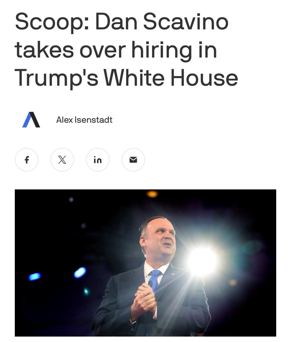 johnny maga (@_johnnymaga) on Twitter photo 🚨 BREAKING: Dan Scavino to take over as Director of Presidential Personnel
Congratulations, <a href="/DanScavino/">Dan Scavino Jr.🇺🇸🦅</a>! Nobody better suited to staff Trump’s administration with loyal patriots. 🚨 BREAKING: Dan Scavino to take over as Director of Presidential Personnel
Congratulations, <a href="/DanScavino/">Dan Scavino Jr.🇺🇸🦅</a>! Nobody better suited to staff Trump’s administration with loyal patriots.