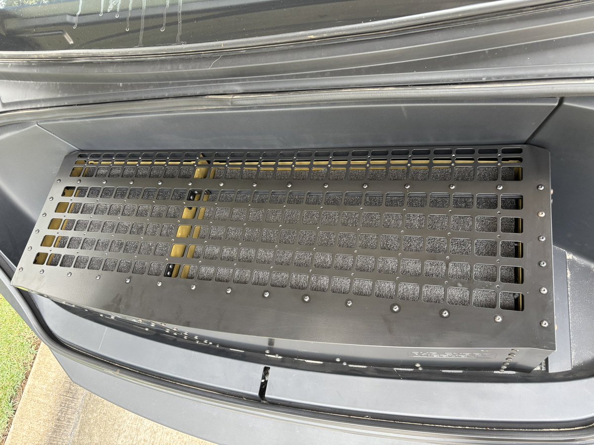 FOR SALE - Cybertruck Frunk Kit.
Bought this unit for R&amp;D. It was installed for transportation but not used. Link to product details below. 
$2,500 or best offer. 

NOTE: Drawer panel that says “Terminus” will be replaced.

DM me with interest.
