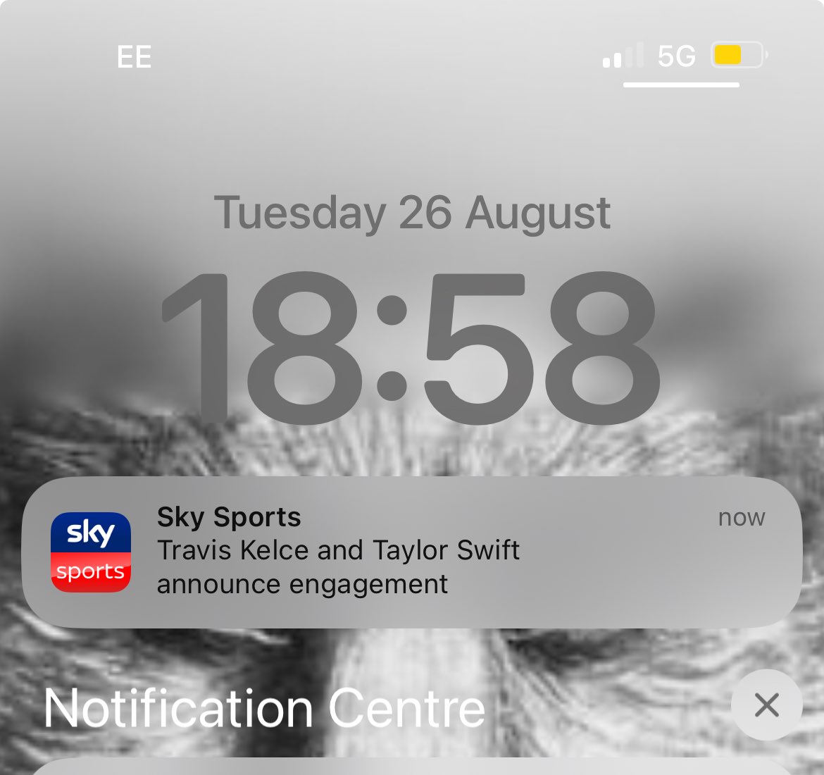 How the fuck has Taylor Swift getting engaged become sports news!

Are sky sports seriously that desperate for engagement now this is what it's come to for them!

Embarrassing. Utter Woke Nonsense