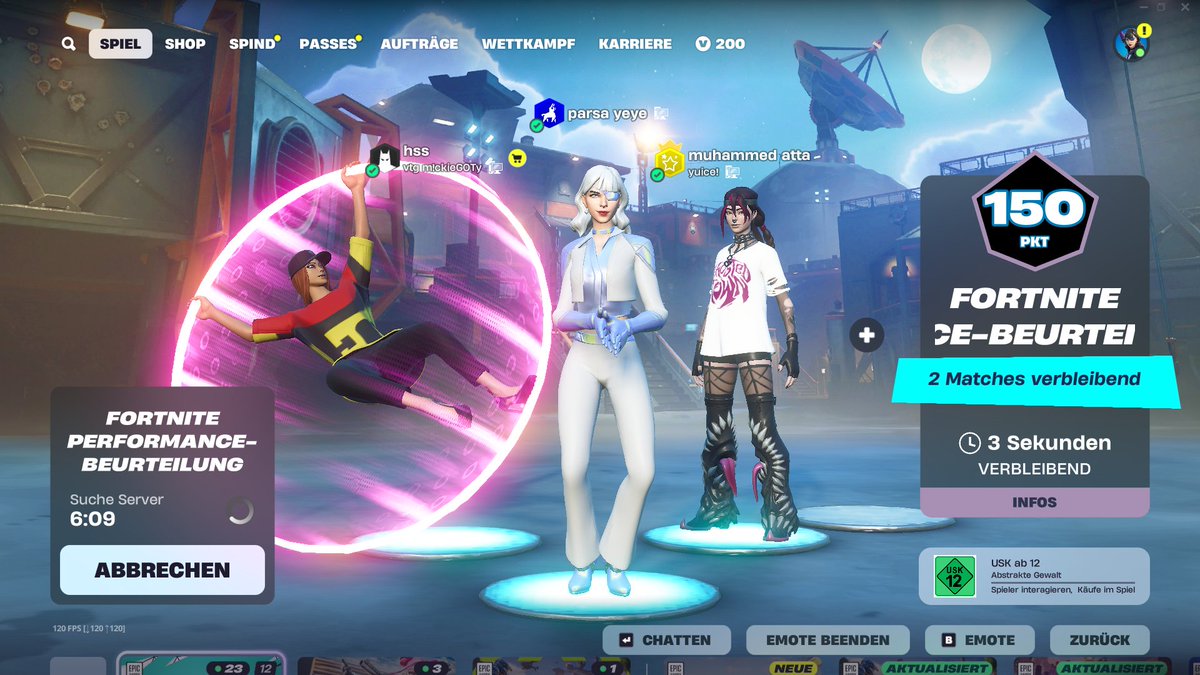 einfach 12 minuten que kein game gefunden HAHAHAHAHAHAHA