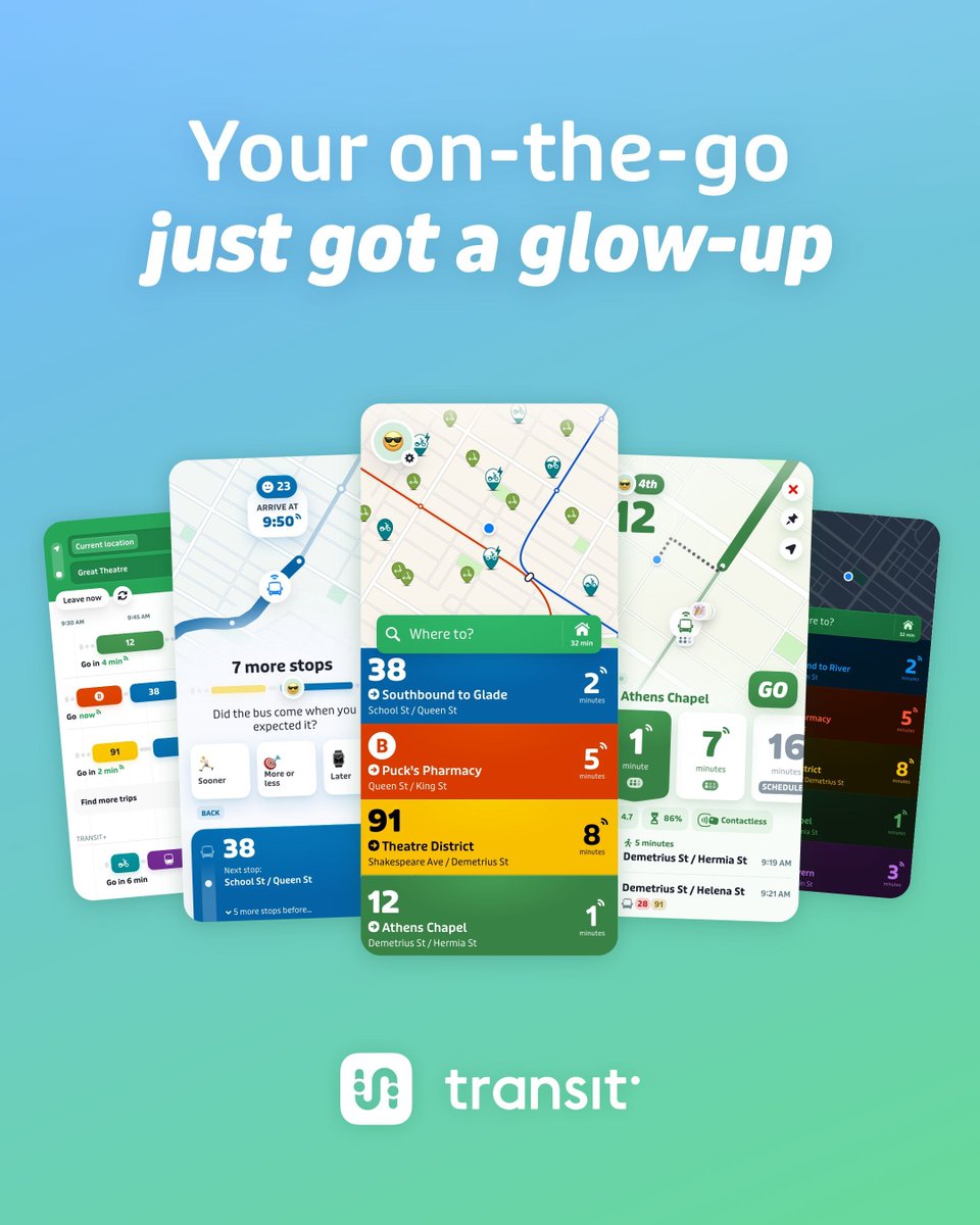 roamtransit's tweet image. Transit 6.0 has launched for Transit app users today!🎉 Users of the app will notice layout and design improvements for trip planning.

Download the Transit app for live bus view, full schedules, fare purchasing and service updates.

#RoamTransit #TakeTransit #Transitapp