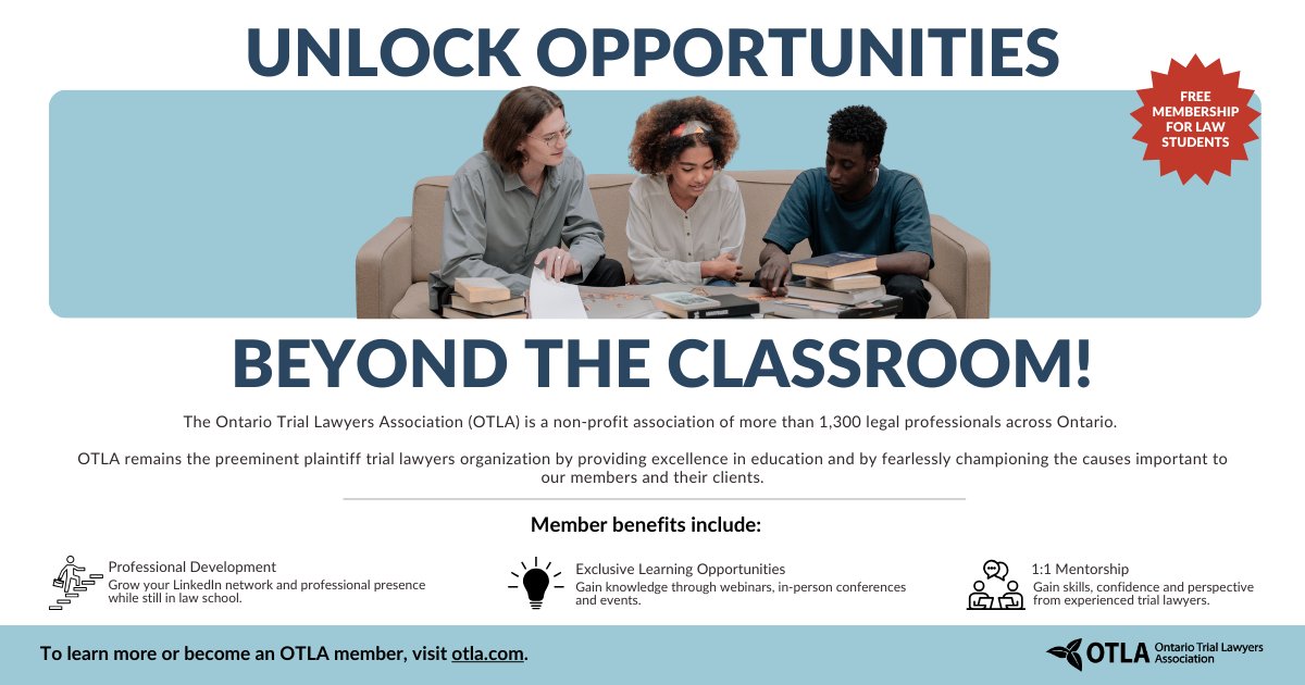 Ontario Trial Lawyers Association tweet media