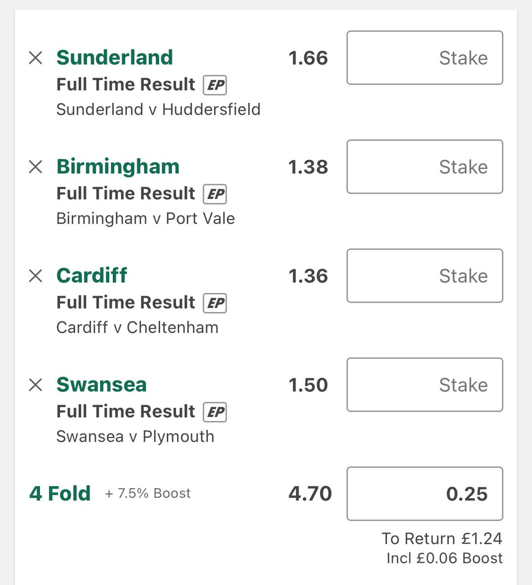 Ethan (@ethanb_99) on Twitter photo Couple sides have gone stronger than I expected so adding a couple of accas here for 0.25 unit
One from me and then tailing <a href="/Tb_Betting1/">TB Betting</a> for the other 👍 Couple sides have gone stronger than I expected so adding a couple of accas here for 0.25 unit
One from me and then tailing <a href="/Tb_Betting1/">TB Betting</a> for the other 👍