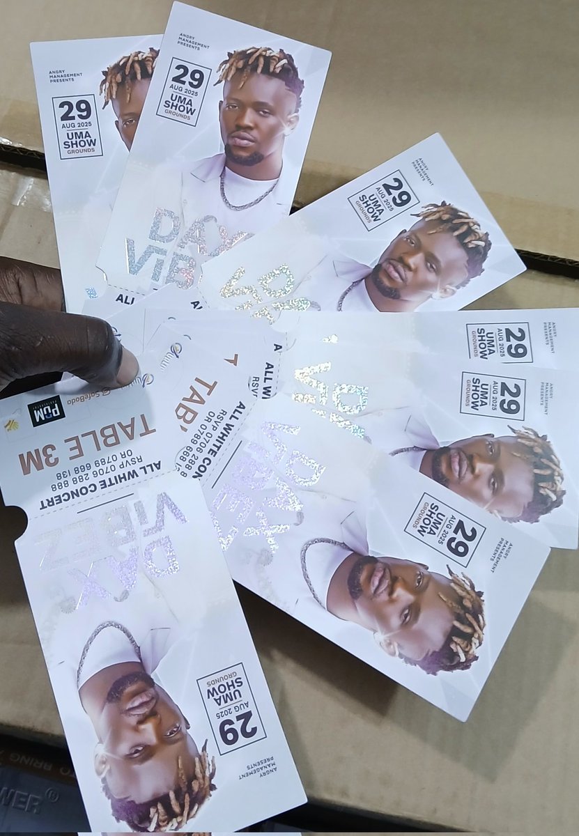 It's happening this Friday,my boys l have already secured a table,it's gonna be a white concert let's turn up in big numbers as we support our own Dax vibes <a href="/Brighto_Dynasty/">Brighto🐷</a> <a href="/Nabimara_Paul/">Nile Specialist🇺🇬</a> <a href="/jamesobua/">Obua</a> <a href="/Colleb_Mwine/">CollebOfficial😎</a>