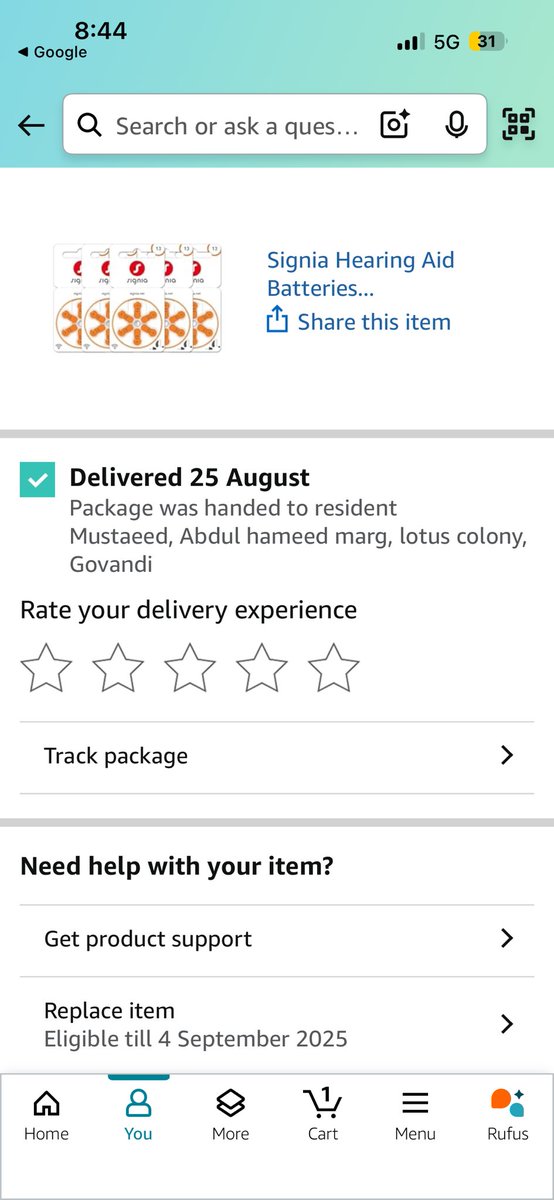 MMustaeed's tweet photo. Ye order kisi ne receive nahi kiya hai phir bhi delivered bata Raha hai na kisi ne ghar me receive kiya hai @amazonIN @AmazonHelp https://t.co/hXxVlCrzlr