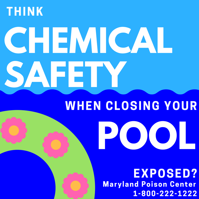 It’s #LaborDayWeekend and Maryland’s summer is coming to an end! Before you close your pool for the season, make sure to check out this information on pool chemicals- bit.ly/3Whuv6F