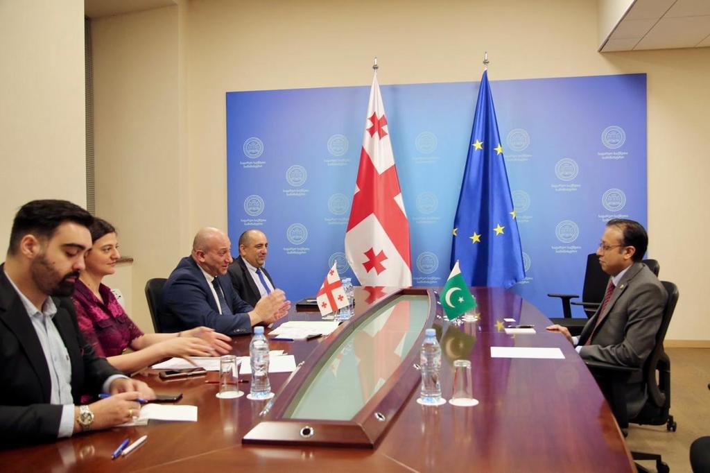 The Ambassador met with the Deputy Minister of Foreign Affairs of Georgia, H.E. Alexander Khvtisiashvili. Matters of mutual interest were discussed.