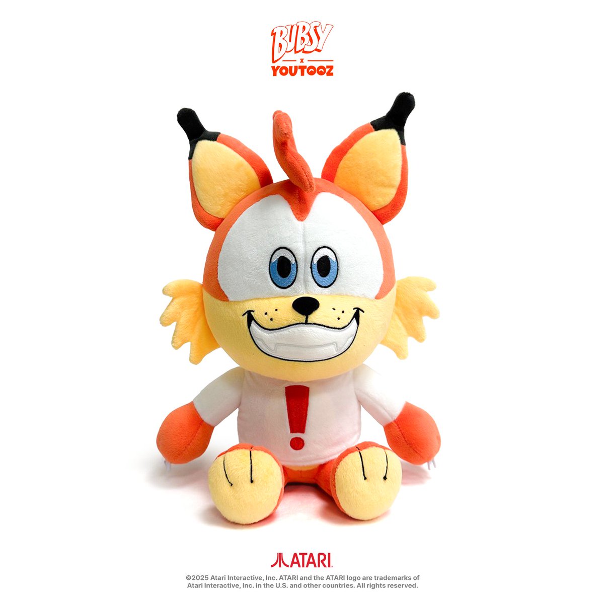 You know him. You (might) love him. Bring Bubsy home with the classic plushie from youtooz.  😻

Pre-orders are open 👇
atari.com/products/colle…