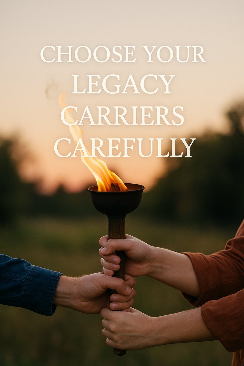 Legacy isn’t what we leave for people. It’s what we leave in people, what we invest in people.
What legacy will you leave — and who will carry it?