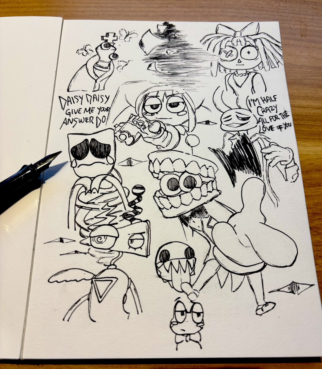 mewo_yii's tweet image. TADC sketches 

#TADC #TheAmazingDigitalCircus #tadcfanart #sketch #lamy #art #artist #artmoots