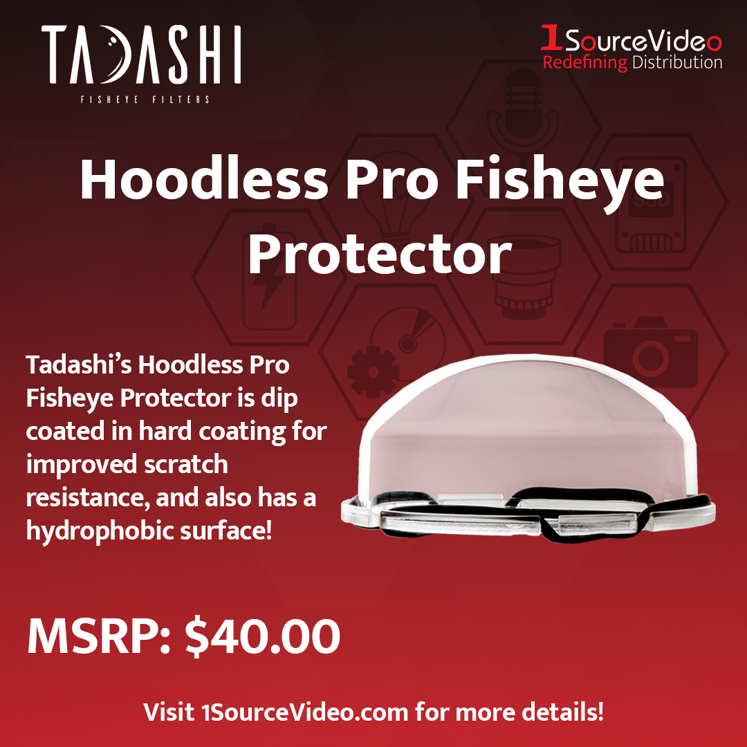 1sourcevideo's tweet image. Protect your lens with @TadashiFilters’ Hoodless Pro Fisheye Protector — designed to shield ultra-wide and fisheye lenses while maintaining full field of view and image clarity.
#Tadashi #FisheyeProtector #LensProtection #HoodlessPro #UltraWideShots #ActionCameraGear #ProLensCare