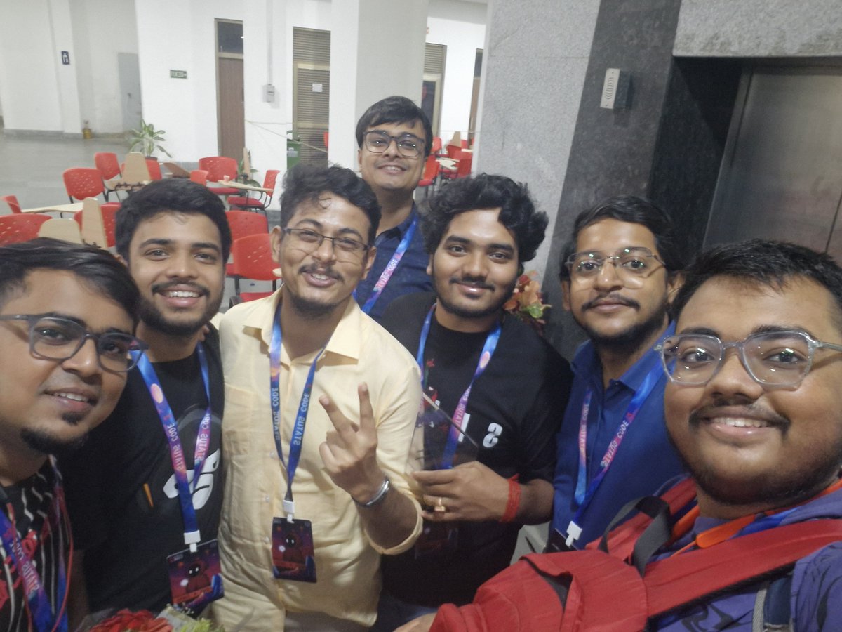 UddalakMukherji's tweet image. 🚀 36 hours. 100+ teams. NO SLEEP. We CONQUERED #StatusCode2 @ MLH Hackathon (IISER Kolkata)! 🏆 Team BongoBoltu built a BLAZING microservices backend with TypeScript⚡, RabbitMQ📨, Redis⚡, Docker🐳 & GCP☁️. 1st Place vibes! 🥳 💻🔥#MLH #Hackathon #Tech #Coding #CONNECT
