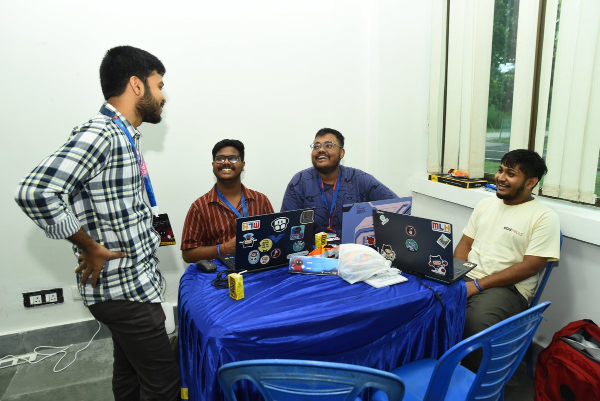 UddalakMukherji's tweet image. 🚀 36 hours. 100+ teams. NO SLEEP. We CONQUERED #StatusCode2 @ MLH Hackathon (IISER Kolkata)! 🏆 Team BongoBoltu built a BLAZING microservices backend with TypeScript⚡, RabbitMQ📨, Redis⚡, Docker🐳 & GCP☁️. 1st Place vibes! 🥳 💻🔥#MLH #Hackathon #Tech #Coding #CONNECT