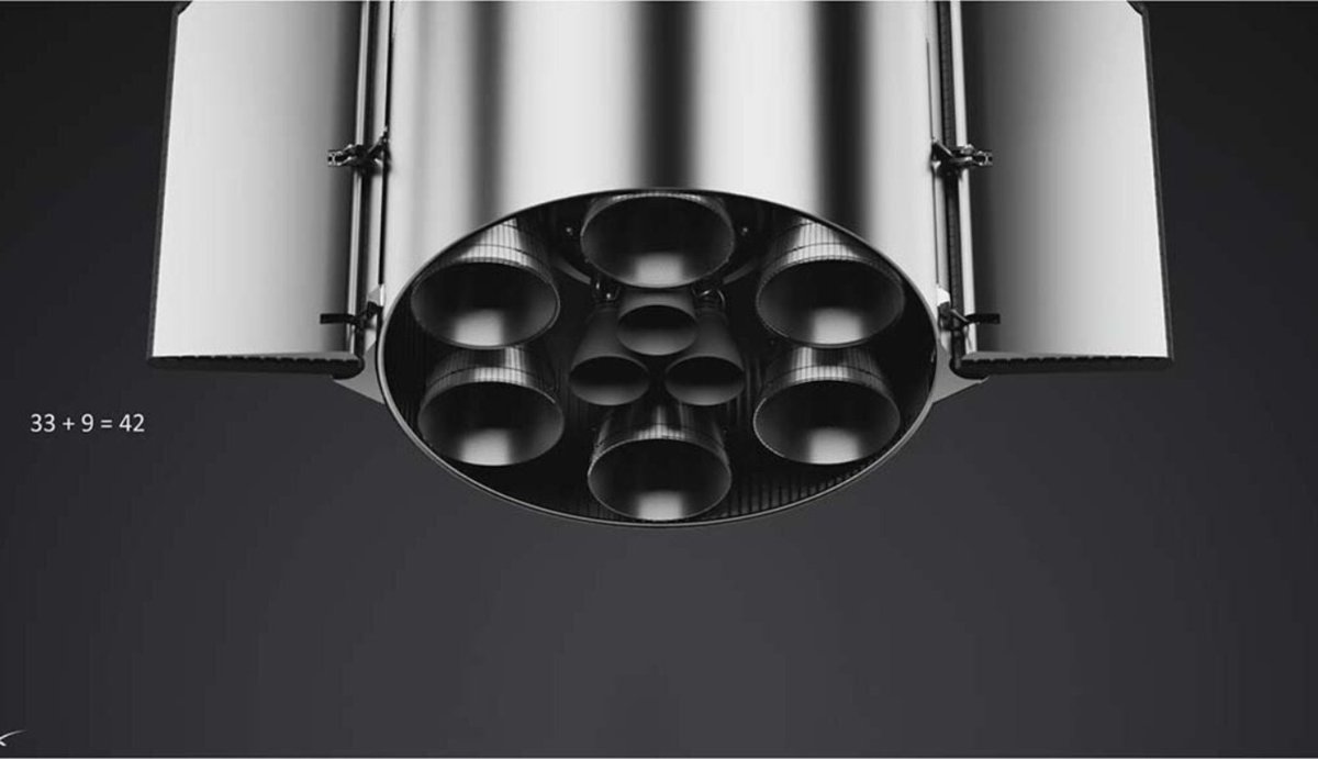 Finalmente Elon Musk confirma que la versión V4 de STARSHIP se lanzará en 2027 🗓️
Esta versión no solo es significativamente más larga, estimando de 20 a 30 metros, si no que también incluirá 3 motores más en la Ship para un total de 42 motores en todo el cohete, también comenta