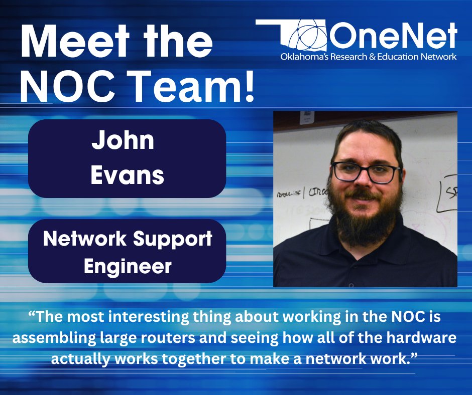 OneNetOK's tweet image. Meet OneNet&apos;s Network Operations Center team!

They keep all of our subscribers connected, managing more than 1,300 circuits across the state.  

#OneNetConnects #WeAreOneNet