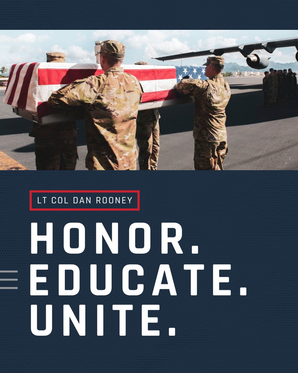 LtColDanRooney's tweet image. 18 years ago, Folds of Honor was born on a tarmac and a prayer.