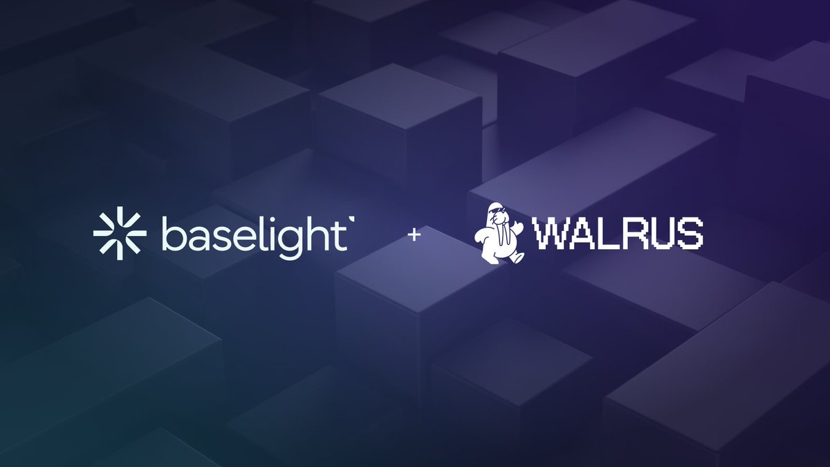 Big news: Baselight and <a href="/WalrusProtocol/">Walrus 🦭/acc</a>  just teamed up!  Your blobs now have brains. 

Your files now talk back. 
Your data just became… alive?  

Let us explain 🧵