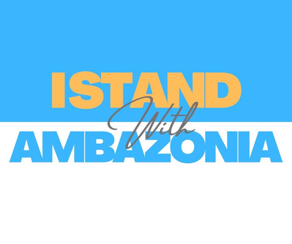 <a href="/PresSecAgovc/">AGovC Executive Press Secretary</a> “Ambazonia take a firm stand for something far bigger than personal safety – a stance against fascism, against terror, against the deliberate erasure of our people.”