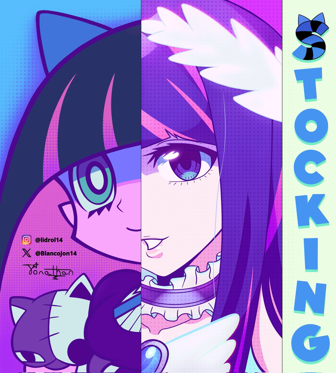 BlancoJon14's tweet image. Stocking Anarchy fanart from New Panty and Stocking with Garterbelt (PASWG), anime version 1 &amp;amp; 2.
#stockinganarchy #Newパンスト #pantyandstocking #paswg #pantyandstockingwithgarterbelt
