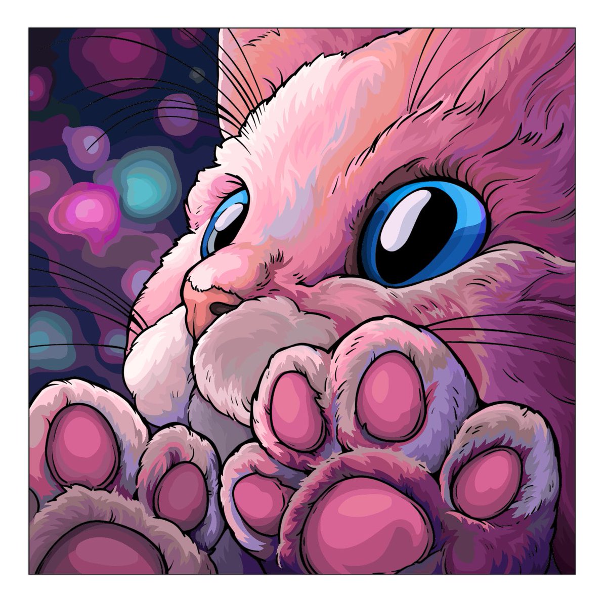 Paws 🐾😻 #cat #digitalart #drawing #art #artist