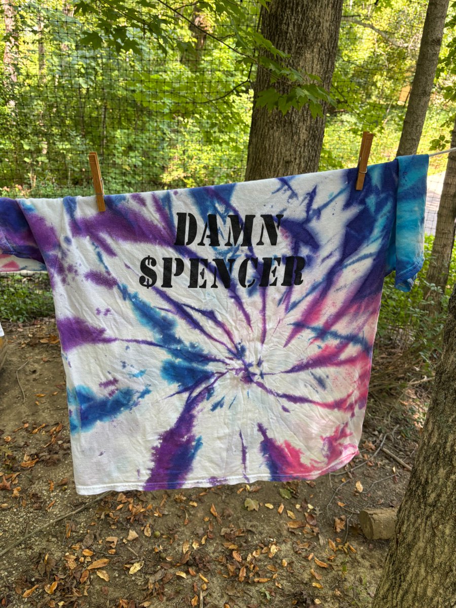 Bilagain1's tweet photo. @danspencermetal I got skyline all over the shirt I bought from you in Louisville a year ago but my wife tie-dyed it so now you can’t tell https://t.co/HtOQbVbTzF