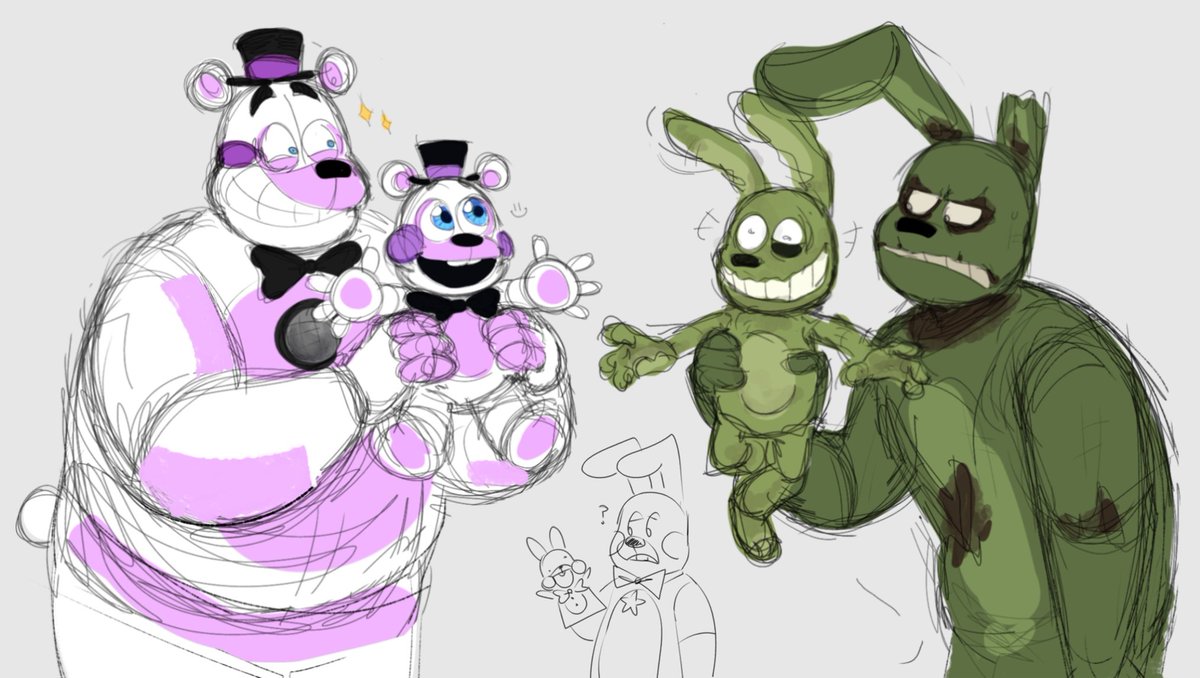 mini versions #fnaf