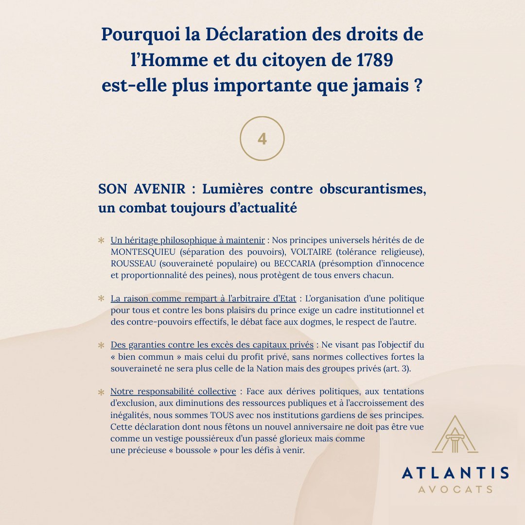On souhaite un joyeux #anniversaire à la DDHC et de nombreux autres 

@atlantis_avocats

#Defense #Droits #slide #DDHC #DroitsDelHomme #26Aout1789 #avocatToulouse #LibertésPubliques #AvocatsFrance #Constitution