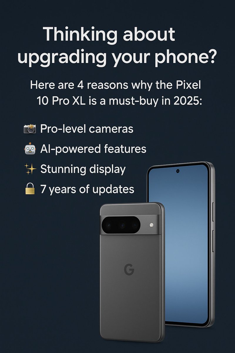 neonbytesonline's tweet photo. Discover why the Google Pixel 10 Pro XL stands out as one of the best smartphones of 2025. 
https://t.co/BzWZc7KieV https://t.co/B1oeA3ACmi