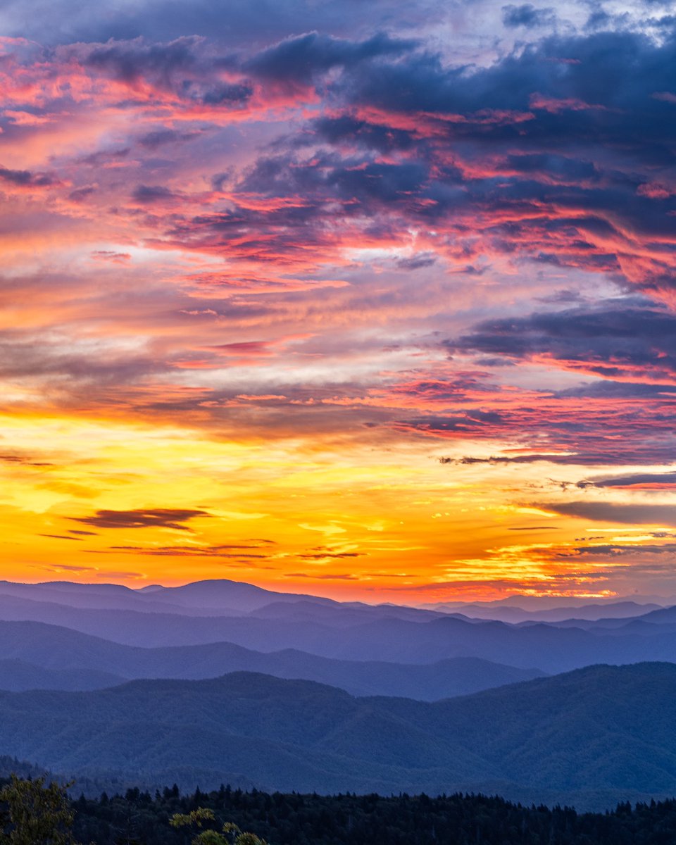 Asheville Pictures (@ashevillepictu1) on Twitter photo Sunrise from a high-elevation spot this morning Sunrise from a high-elevation spot this morning