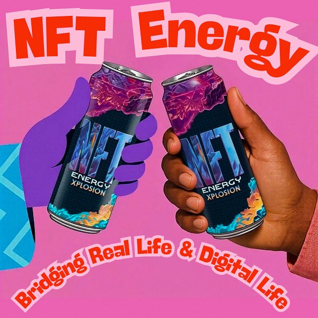 This isn’t just an energy drink — it’s a crossover. ⚡ One sip powers your hustle in real life, one tap unlocks your place in the digital world. Welcome to the future. 🔮 #NFTEnergy