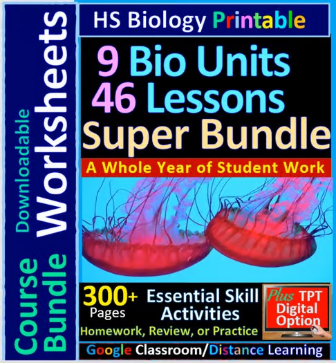 #Biology Super Bundle - NGSS-Aligned #LifeScience Worksheets  teacherspayteachers.com/Product/Biolog… #BackToSchool #25Off #science #teachers #TPTSale   #highschool