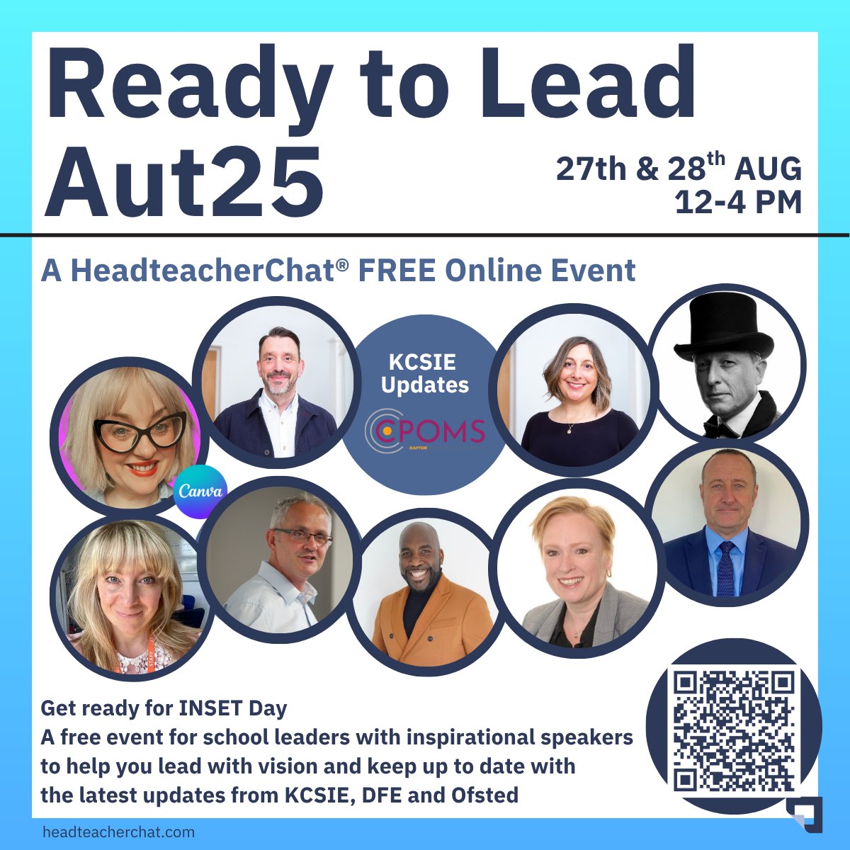 Ready to Lead starts tomorrow.
500+ leaders. 2 afternoons. DfE updates. Practical strategies.
Free &amp; online. Book now:
headteacher-chat.link/newterm-live