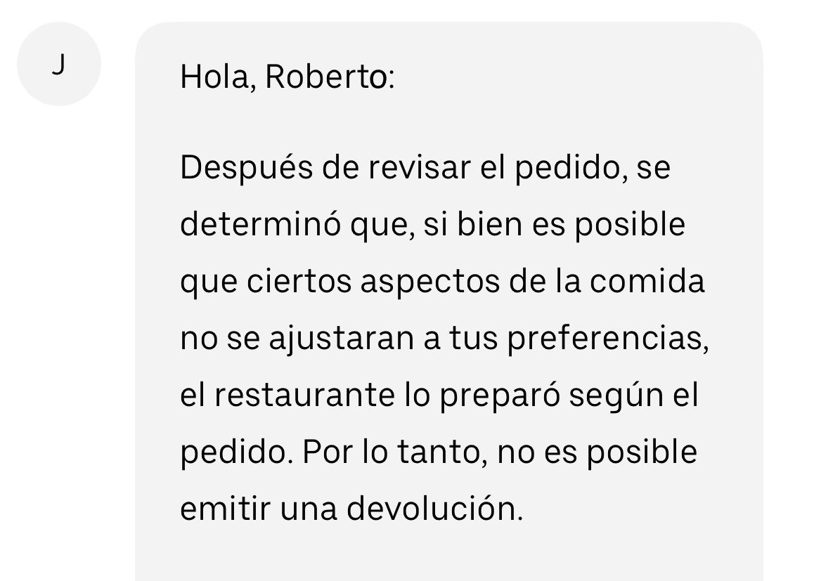 La verdad, ya te comienzo a odiar <a href="/UberEats/">Uber Eats</a> 

Compro un postre, me mandan un postre congelado.
Compro unos molletes con jamón, los mandan sin jamón.
Compro una comida de arrachera, me mandan un platillo completamente diferente. 

Y tú siempre igual, no puedo hacer nada 🤬