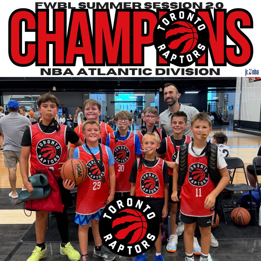 Last week we wrapped up our FWBL Summer Session 2.0.  Congratulations to the Raptors on winning the NBA Atlantic Division!