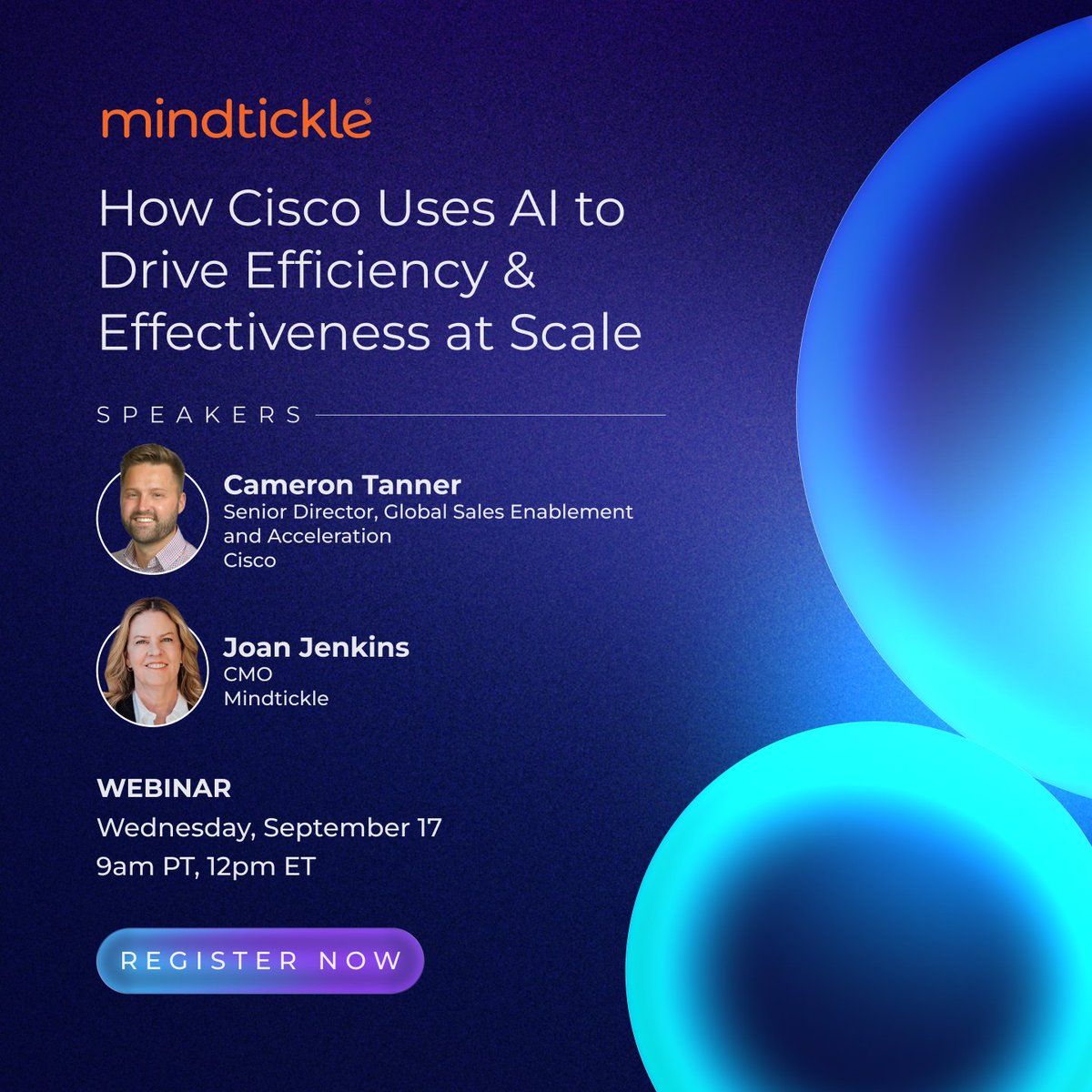 What happens when Cisco puts AI at the heart of sales enablement?
Join our webinar with CameronTanner &amp; JoanJenkins to see how:
AI pitch contests drove $Bs in pipeline
Deal sizes grew 31% with AI coaching
AI Copilots reshape seller training
Don’t miss it: okt.to/Hyd2DN