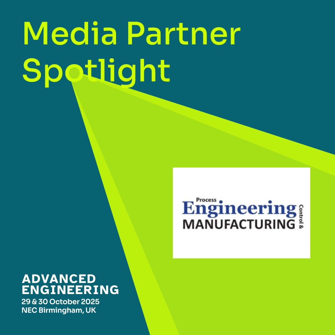 PECM – Process &amp; Control Engineering Magazine is a supporting media partner for this year’s Advanced Engineering UK show.🙌 

Explore the full list of partners and supporters on our website: 

advancedengineeringuk.com/about-ae/partn…