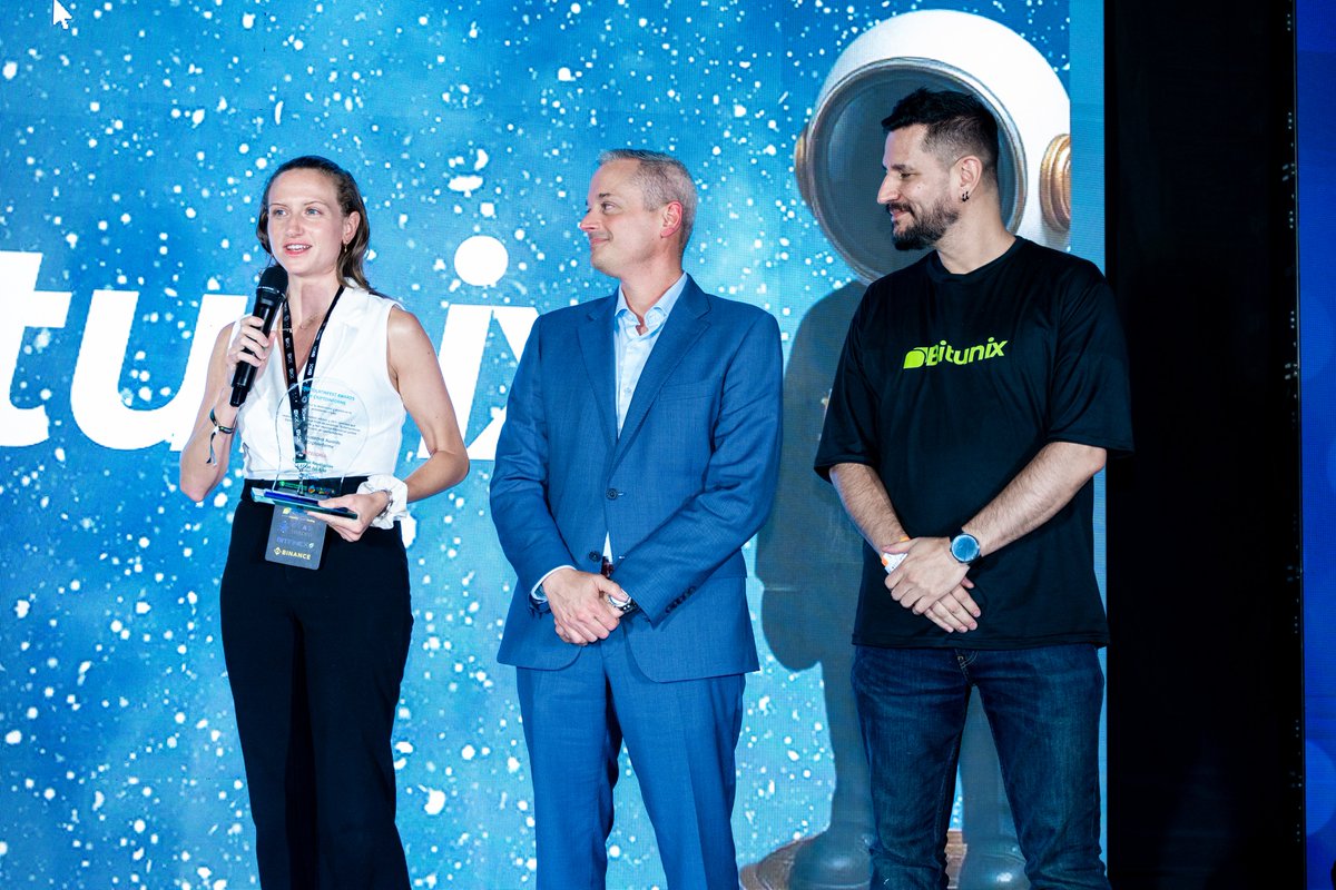 BitunixOfficial's tweet image. 📢 Yo LATAM, we pulled up and bagged a trophy 🏆

The fastest-growing exchange is now the Breakthrough Exchange of the Year – LATAM 💚

Big love to our community + @Criptolatinfest for making this happen 🙌

Next stop: global takeover 🌍

#Bitunix #CriptoLatinFest #Crypto