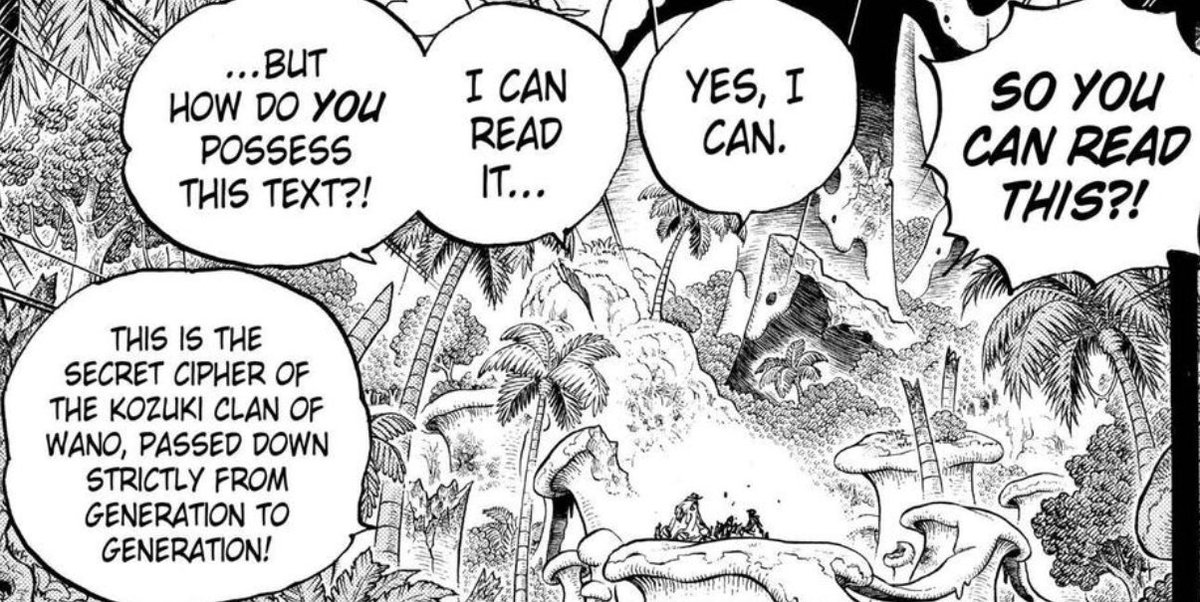 #ONEPIECE1158 

All current and future cross guild members

They’re now set as Moria confirmed to be able to read the poneglyffs