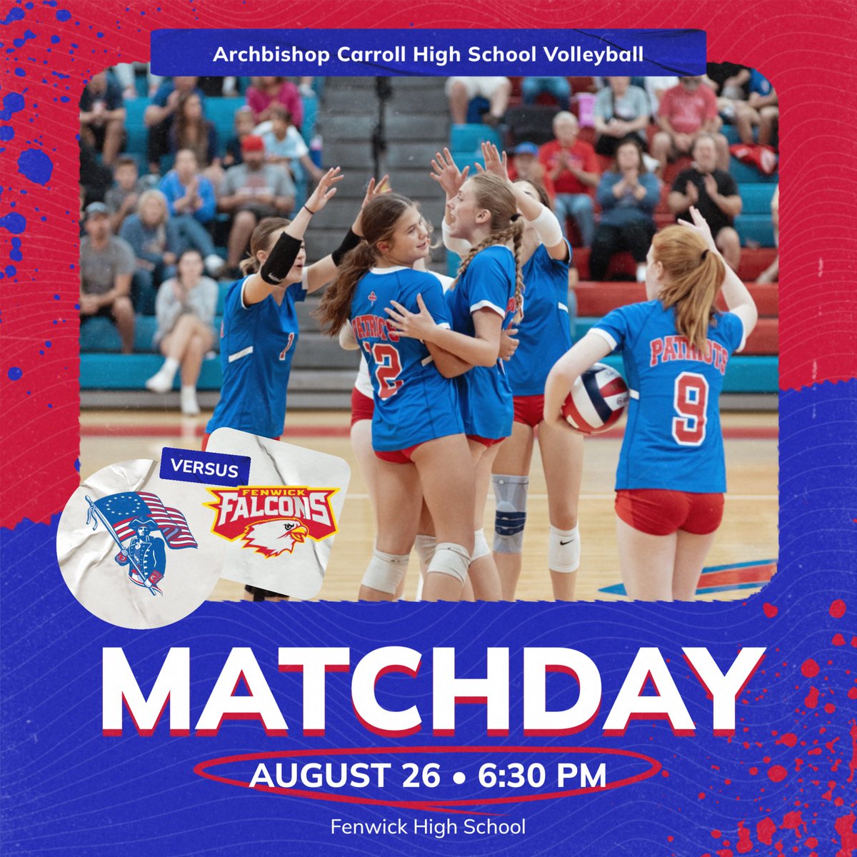 Volleyball gets the sweep vs EC with middle school, JV and Varsity picking up victories! All three high school teams will be in action tonight at Fenwick!

<a href="/carrollpatriots/">Archbishop Carroll High School</a> <a href="/carrollathdept/">Carroll Athletics</a> <a href="/gclcoedsports/">GCL Co-Ed League</a>

#voicestinging #rollpats