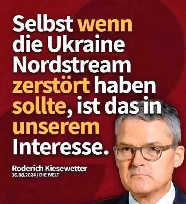 Wie nennt man das? Landes- und Volksverrat?
Ein deutscher Politiker bezahlt mit deutschen Steuergeldern, stellt die Ukraine über die deutsche Bevölkerung!