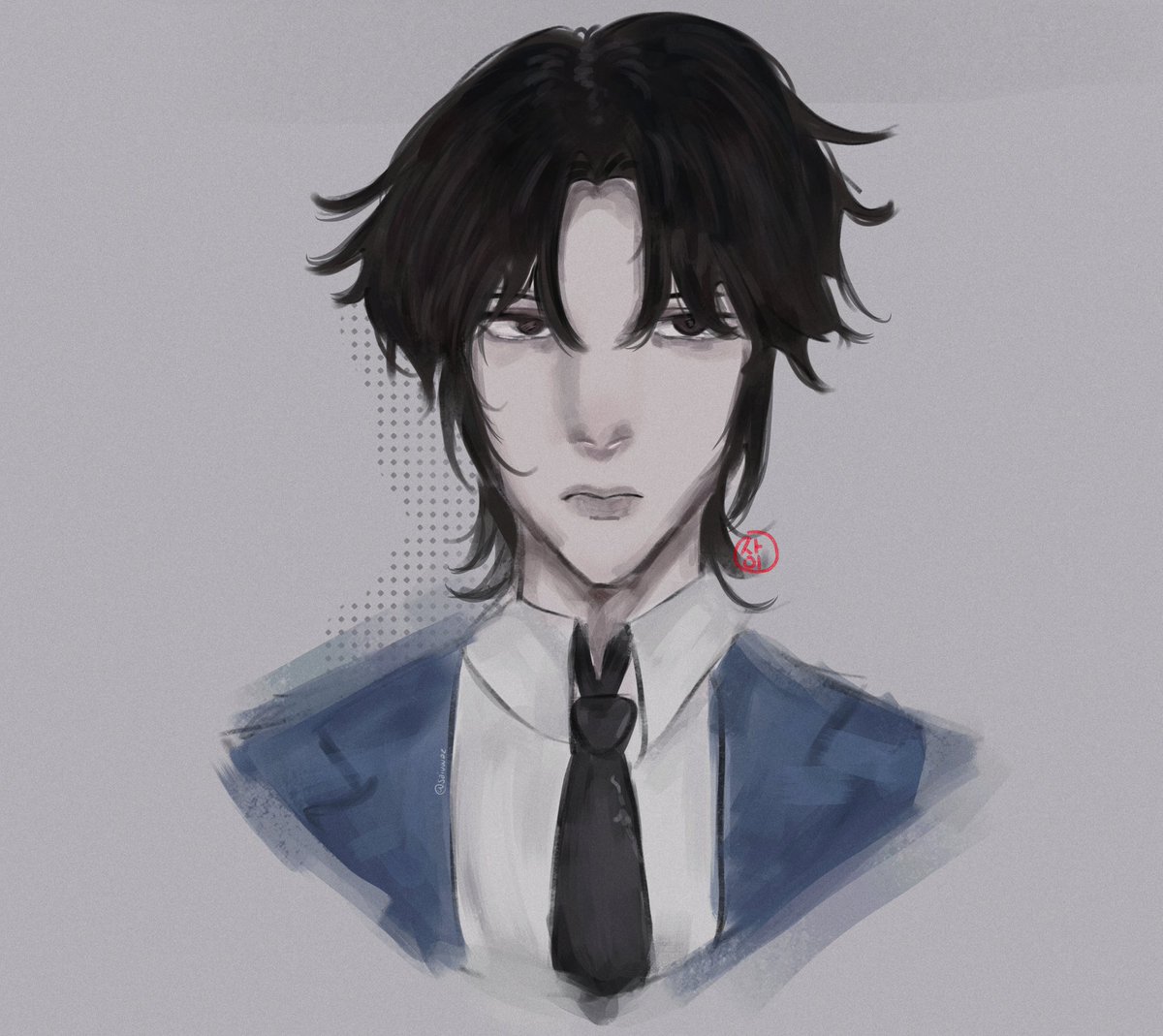 Kept this as my second artstyle for my kny demon oc lol #isamuuchiumi #TheMimicRoblox #themimic #robloxart #illustration