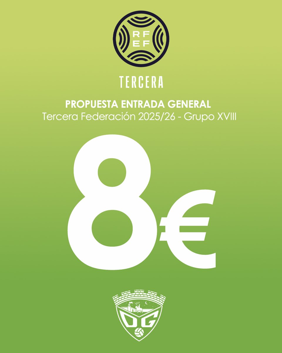 El CD Guadalajara ha llevado una propuesta de precio común de entradas a todos los clubes del Grupo XVIII de 3ªRFEF con el deseo de ayudar en los desplazamientos a todas las aficiones rivales que nos visiten en Guadalajara, así como a los aficionados que viajen a ver al Promesas
