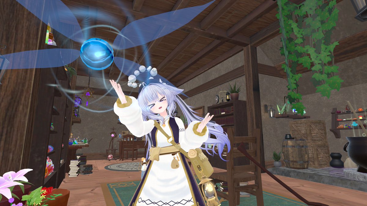 今回はヴィオステラちゃんが魔法のお勉強中✨ 

World : 魔法使いのアトリエ 
#VRChat 
#Viostella
#えいちの雑貨店